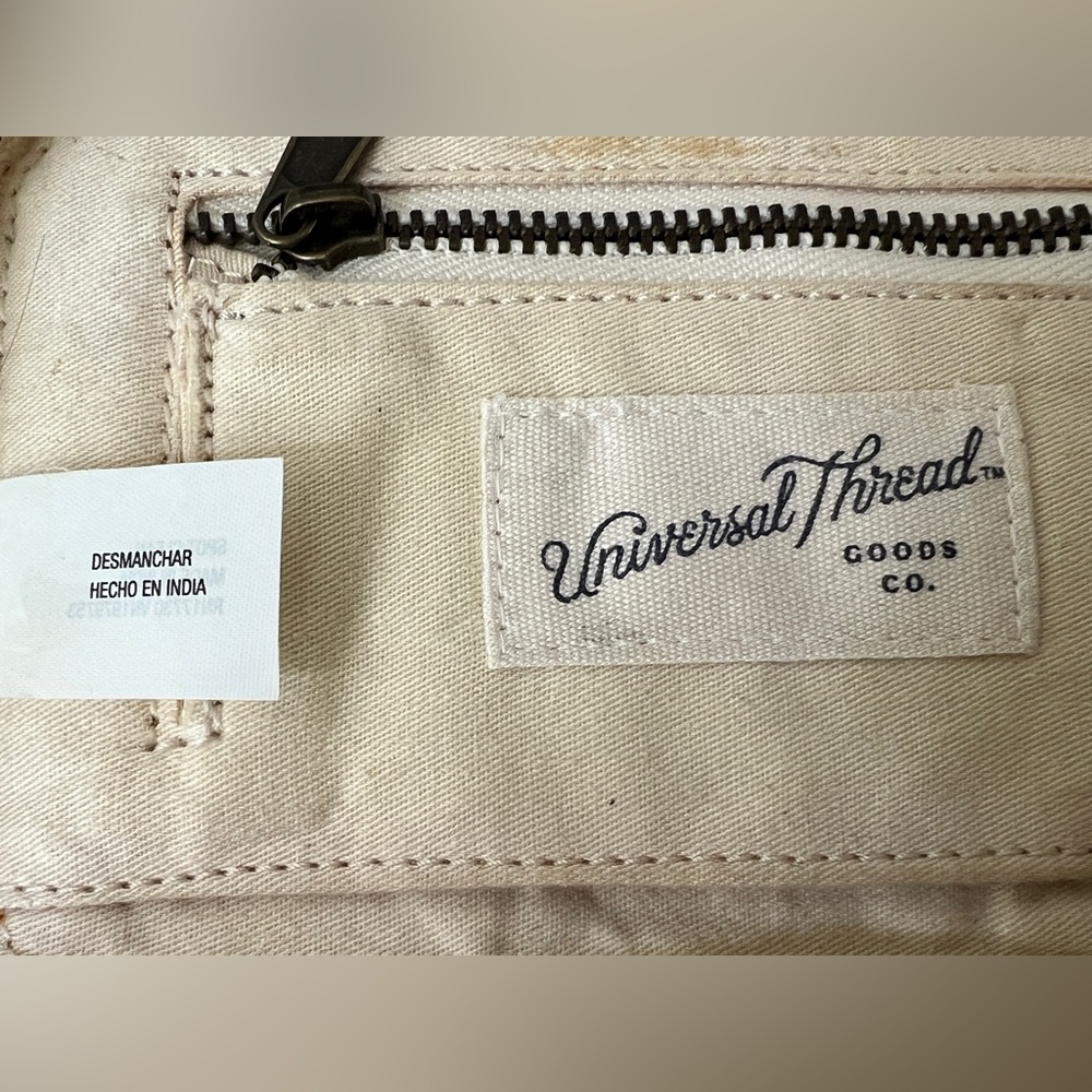 Universal Thread Wallet Small Zip Cream With Brow… - image 6